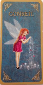 Verso carte Conseil de conseil de fées : le coffret / Valérie Motté