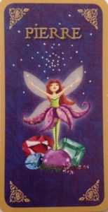 verso carte Pierre de "Conseils de fées le coffret" Valérie Motté