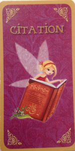 Verso Carte citation Conseils de fées le coffret de Valérie Motté